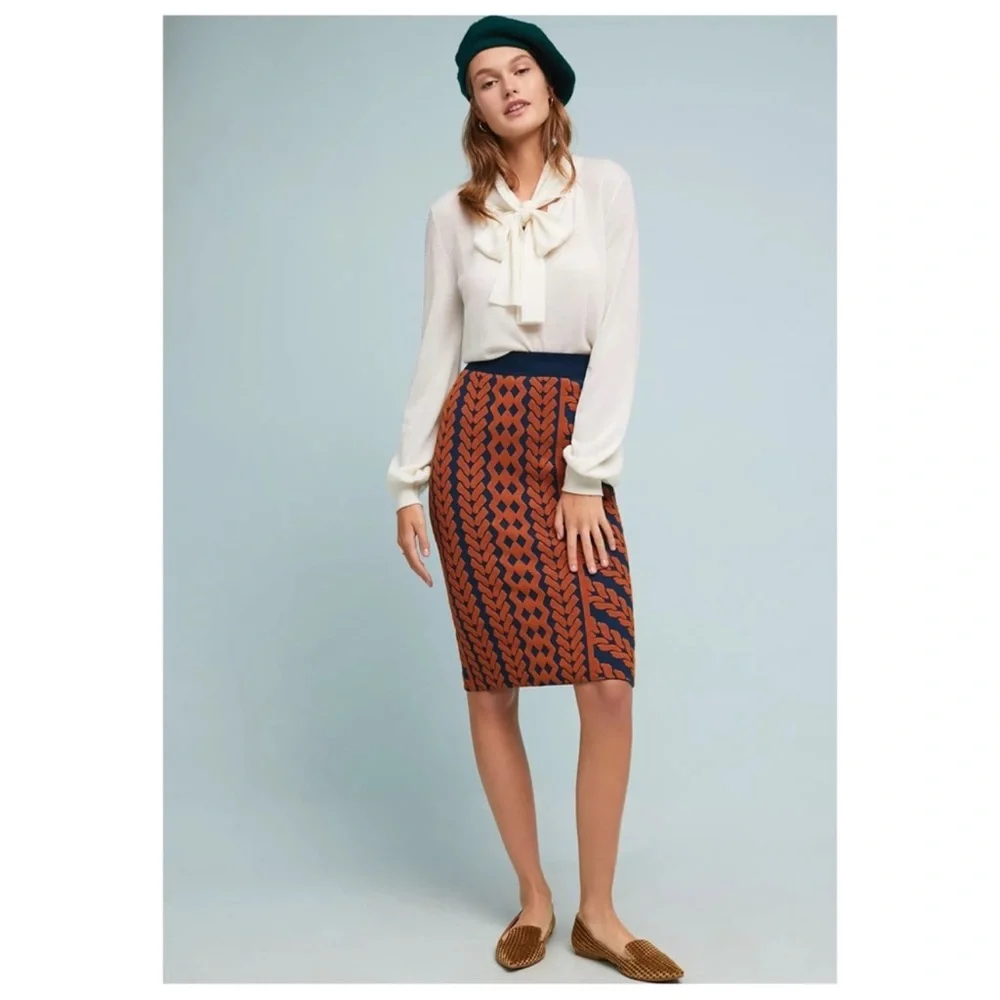 Anthropologie Maeve Knit Skirt